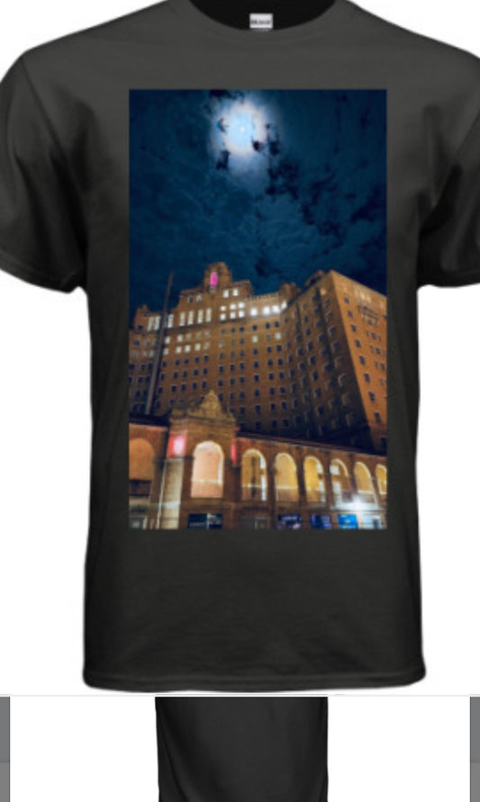 Baker Hotel moonlit